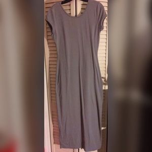 Gray Midi Dress